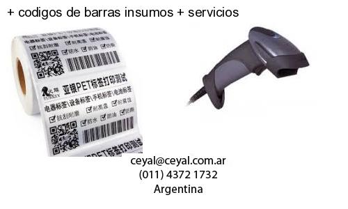   codigos de barras insumos   servicios
