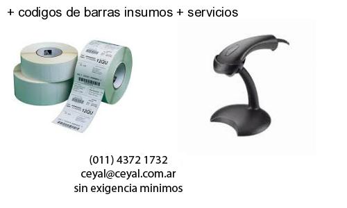   codigos de barras insumos   servicios