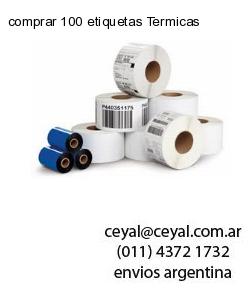 comprar 100 etiquetas Termicas