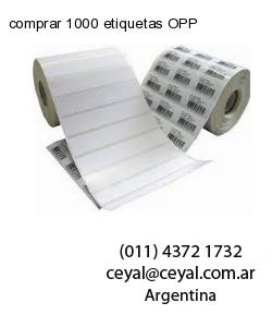 comprar 1000 etiquetas OPP