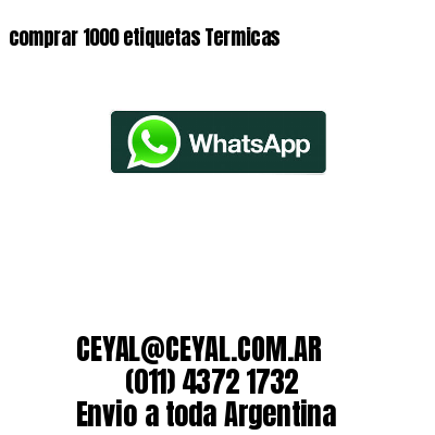 comprar 1000 etiquetas Termicas