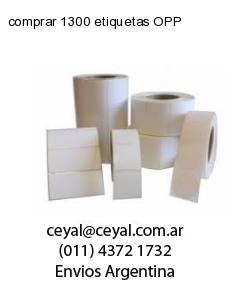 comprar 1300 etiquetas OPP