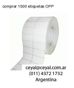 comprar 1500 etiquetas OPP