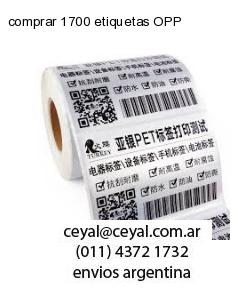 comprar 1700 etiquetas OPP