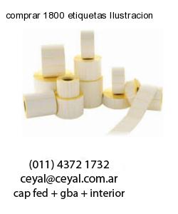 comprar 1800 etiquetas Ilustracion