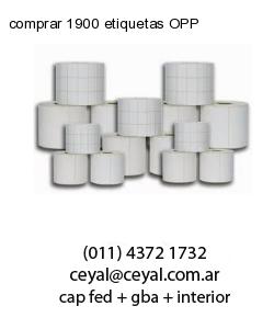 comprar 1900 etiquetas OPP