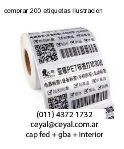 comprar 200 etiquetas Ilustracion