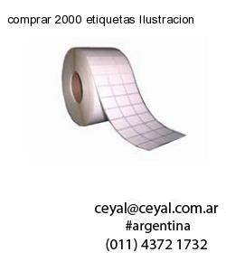 comprar 2000 etiquetas Ilustracion