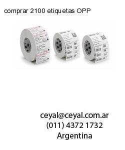 comprar 2100 etiquetas OPP