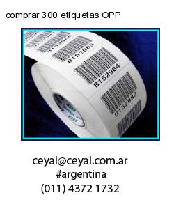 comprar 300 etiquetas OPP
