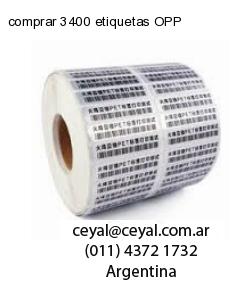 comprar 3400 etiquetas OPP