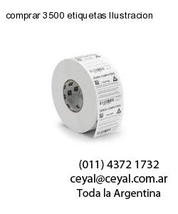 comprar 3500 etiquetas Ilustracion