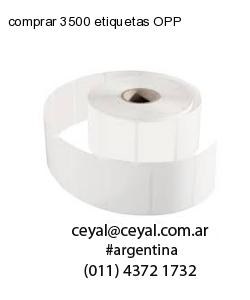 comprar 3500 etiquetas OPP