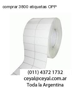 comprar 3800 etiquetas OPP
