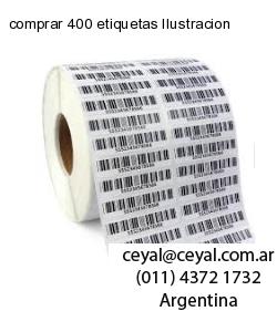 comprar 400 etiquetas Ilustracion