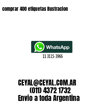 comprar 400 etiquetas Ilustracion