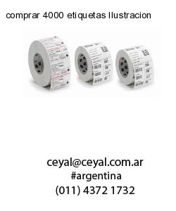 comprar 4000 etiquetas Ilustracion