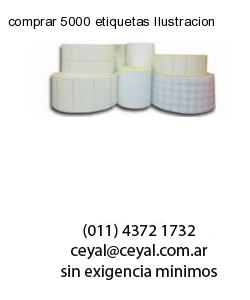 comprar 5000 etiquetas Ilustracion