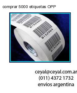 comprar 5000 etiquetas OPP