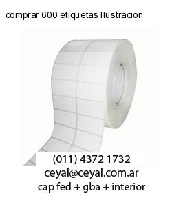 comprar 600 etiquetas Ilustracion