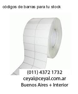 códigos de barras para tu stock