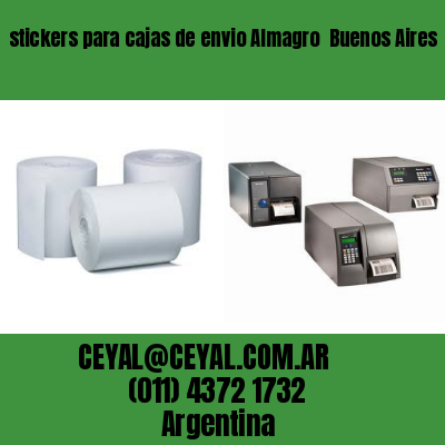 stickers para cajas de envio Almagro  Buenos Aires