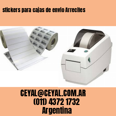 stickers para cajas de envio Arrecifes