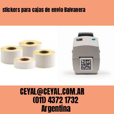 stickers para cajas de envio Balvanera