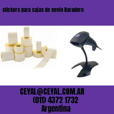stickers para cajas de envio Baradero