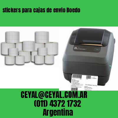 stickers para cajas de envio Boedo