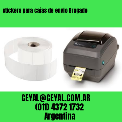 stickers para cajas de envio Bragado