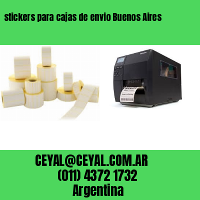 stickers para cajas de envio Buenos Aires