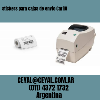 stickers para cajas de envio Cariló