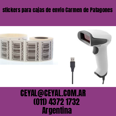 stickers para cajas de envio Carmen de Patagones