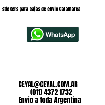 stickers para cajas de envio Catamarca