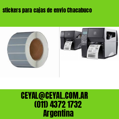 stickers para cajas de envio Chacabuco