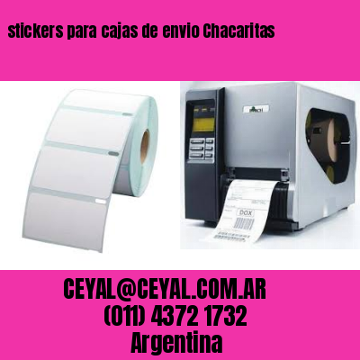 stickers para cajas de envio Chacaritas