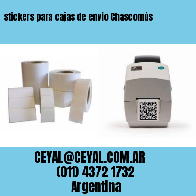 stickers para cajas de envio Chascomús