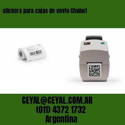 stickers para cajas de envio Chubut