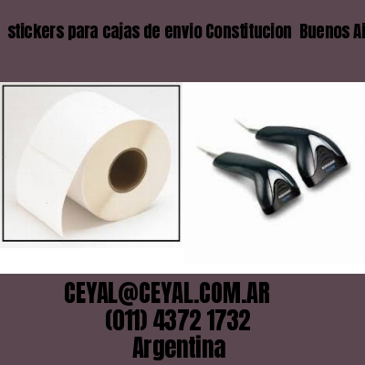 stickers para cajas de envio Constitucion  Buenos Aires