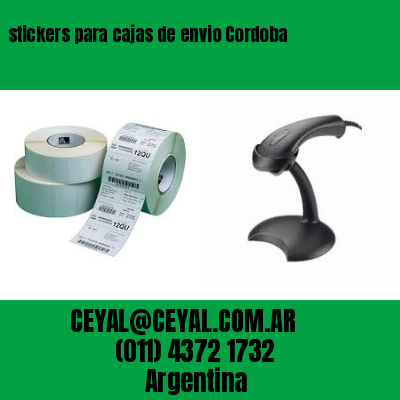 stickers para cajas de envio Cordoba