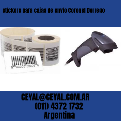 stickers para cajas de envio Coronel Dorrego
