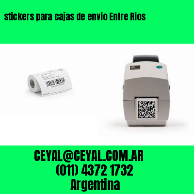 stickers para cajas de envio Entre Rios