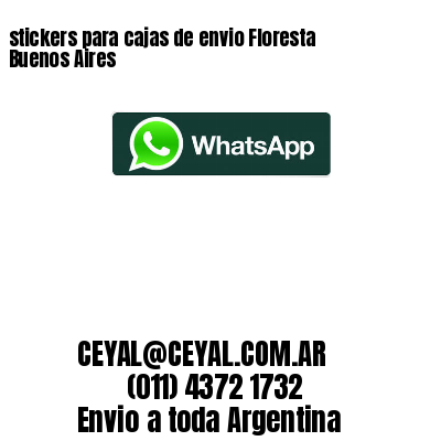 stickers para cajas de envio Floresta  Buenos Aires