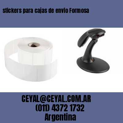stickers para cajas de envio Formosa