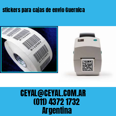 stickers para cajas de envio Guernica