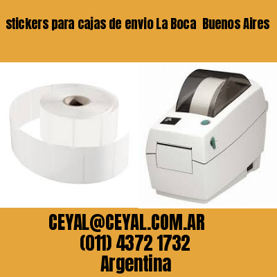 stickers para cajas de envio La Boca  Buenos Aires