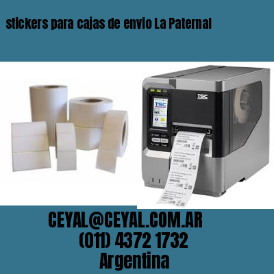 stickers para cajas de envio La Paternal