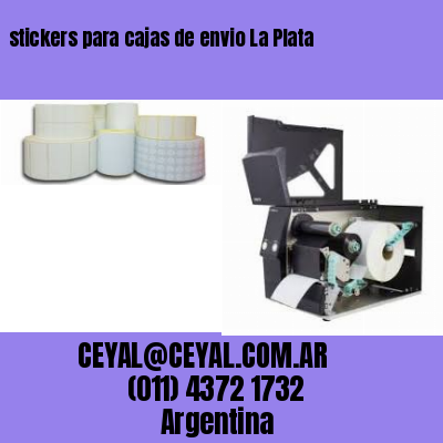 stickers para cajas de envio La Plata