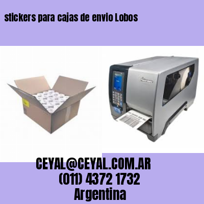stickers para cajas de envio Lobos